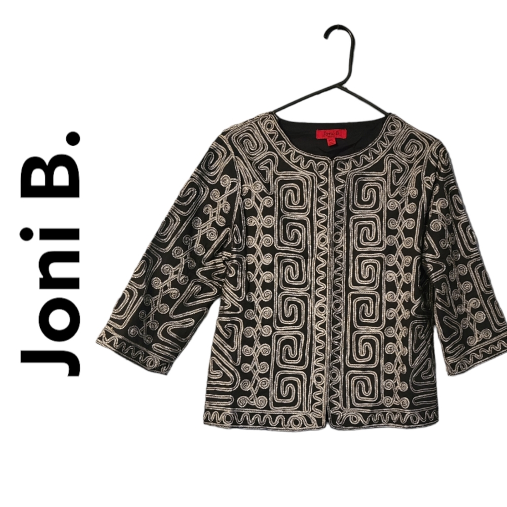 Joni B Women's Embroidered Blazer Size S Petite